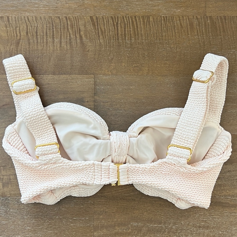 Montce Hayden Bikini Top Crema Scrunch NWOT - Picture 8 of 14